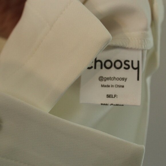 Choosy Puff Sleeve Cozy Blouse White Size XS - Picture 12 of 14